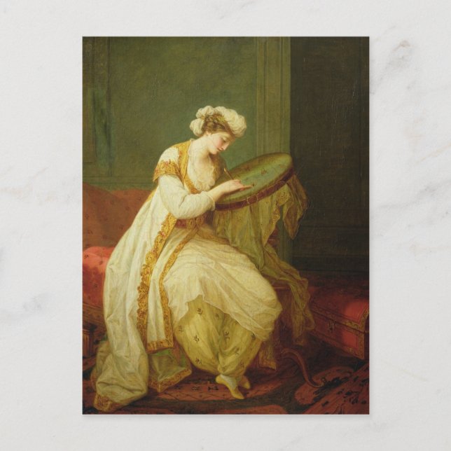 Cartão Postal Uma Mulher Turca, 1773 (Frente)
