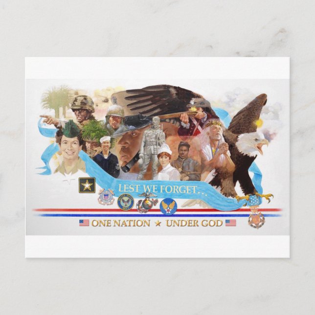 Cartão Postal Uma Nação Sob Deus: Para Não Esquecermos (Frente)
