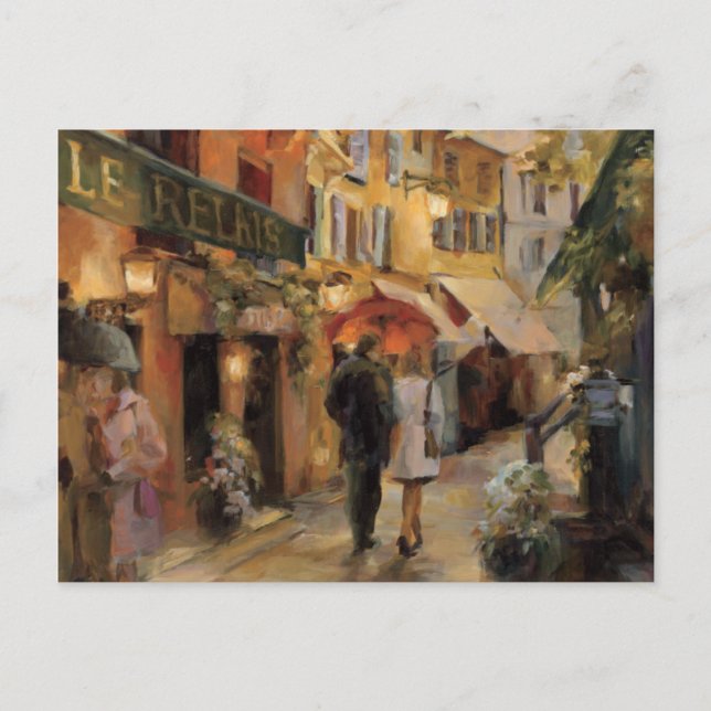 Cartão Postal Uma noite em Paris (Frente)