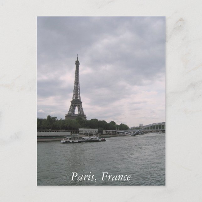 Cartão Postal Uma noite em Paris (Frente)