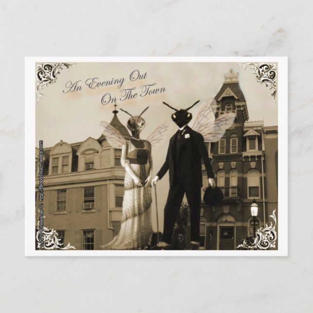 Cartão Postal Uma Noite no Cartaz da Cidade (Frente)