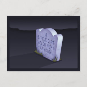 Cartão Postal Uma Pequena Sujeira Nunca Machuca Ninguém