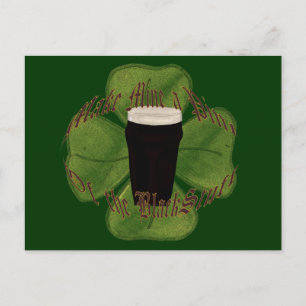 Cartão Postal Uma pinta de preto