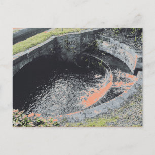 Cartão Postal Uma Piscina de laranja em Welshpool