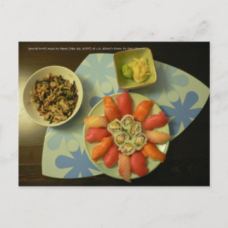 Cartão Postal Uma Refeição Adorável...