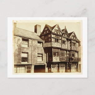 Cartão Postal Uma rua em Ludlow (foto b/w)