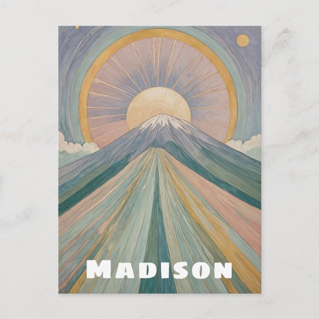 Cartão Postal Uma Serenata Vulcânica Personalizada (Frente)