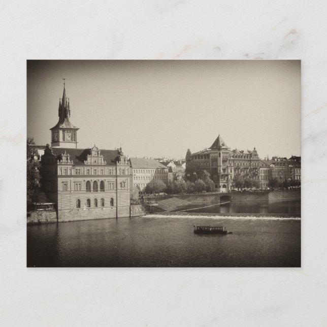 Cartão Postal Uma tarde em Praga (Frente)