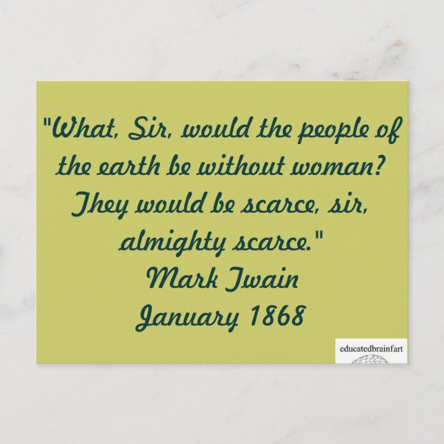 Cartão Postal Uma Verdade (Frente)