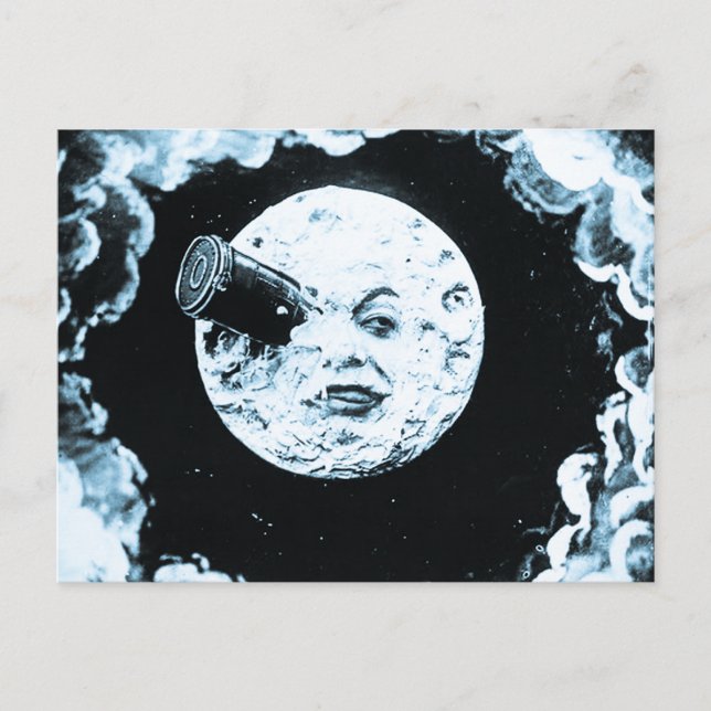 Cartão Postal Uma viagem à lua (Frente)