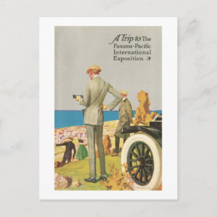 Cartão Postal Uma viagem ao depósito internacional do Pacífico