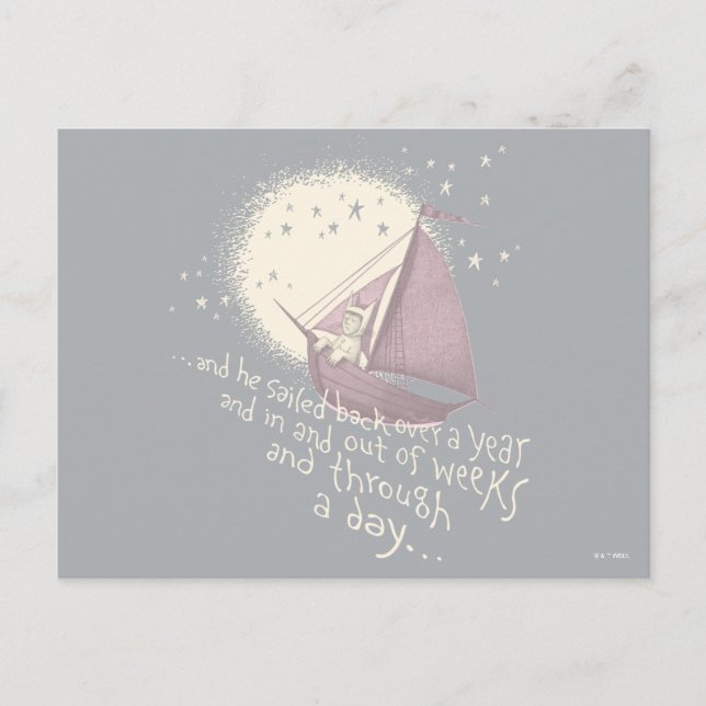 Cartão Postal Uma Viagem de Ano com Max (Frente)