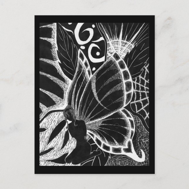 Cartão Postal uma vida de fada (Frente)