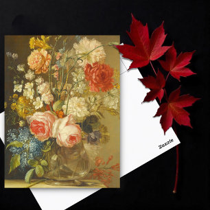 Cartão Postal Uma Vida Estática Com Rosas, Ludovico Stern