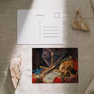 Cartão Postal Uma Vida Estável Vanitas   Simon Renard de Santo-A