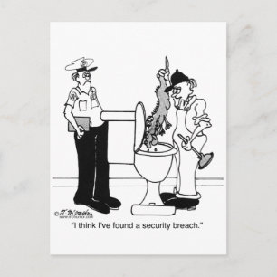 Cartão Postal Uma violação de segurança