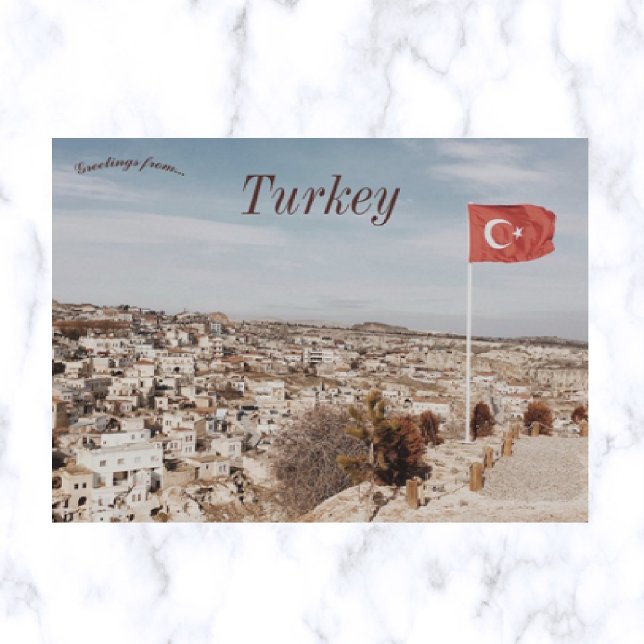 Cartão Postal Uma visão da Cappadocia Turquia (Criador carregado)