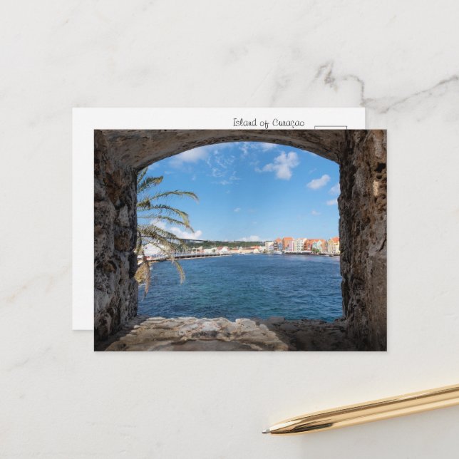 Cartão Postal Uma Visão de Curaçao (Frente/Verso In Situ)