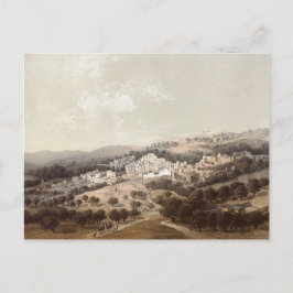 Cartão Postal Uma visão de Nazareth, na terra sagrada