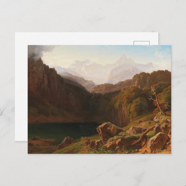 Cartão Postal Uma visão do Grossglockner de Kals (Frente/Verso)