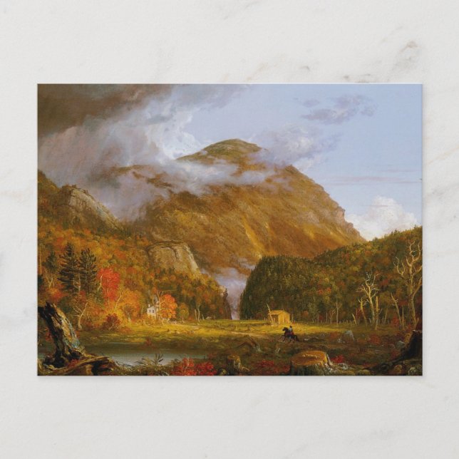 Cartão Postal Uma visão do Passado das Montanhas (Frente)