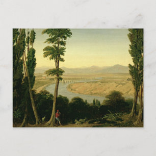 Cartão Postal Uma visão do tibete e da campanha romana