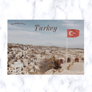 Cartão Postal Uma Vista da Capadócia Turquia