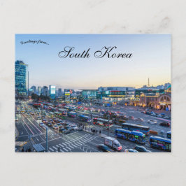 Cartão Postal Uma Vista de Seul Coreia do Sul