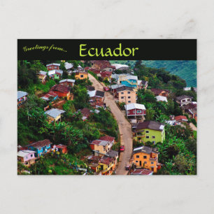 Cartão Postal Uma Vista de Zaruma Equador