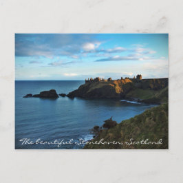 Cartão Postal Uma vista distante do mágico castelo Dunnottar