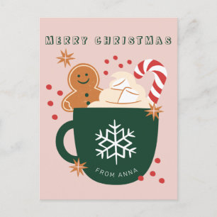 Cartão Postal Uma xícara de natal
