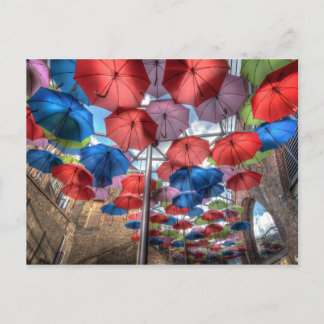 Cartão Postal Umbrella Art, Borough Market, Londres