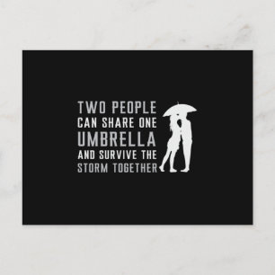 Cartão Postal Umbrella Raindrop Rain Nuvem Clima Rainha Presente