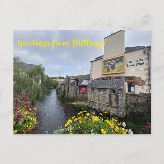 Cartão Postal UmMundoParaCelebrar: Saudações da Bretanha! (Frente)