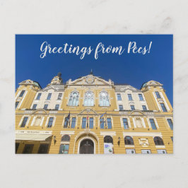 Cartão Postal UmMundoParaCelebrar: Saudações de Pécs!