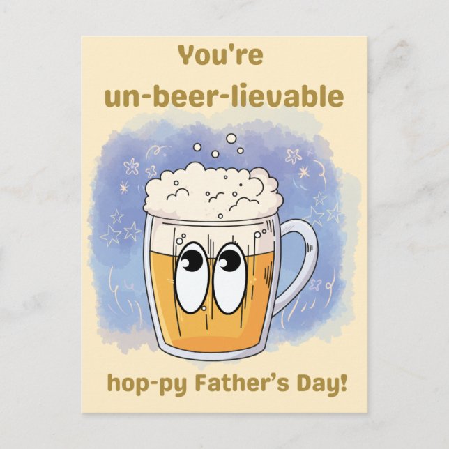 Cartão Postal un-cervejable - Limited Dia de os pais Edition (Frente)