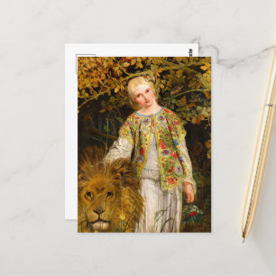 Cartão Postal Una e o Leão, 1860 por William Bell Scott