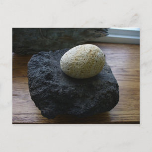 Cartão Postal Unangan Grinding Stone, Ilha de Unalaska