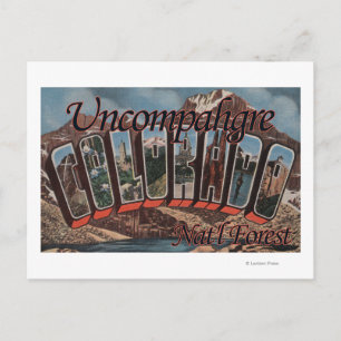 Cartão Postal Uncompahgre Nat'l Forest, Colorado