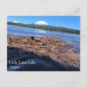 Cartão Postal Underwater View of Little Lava Lake, Oregon Postca