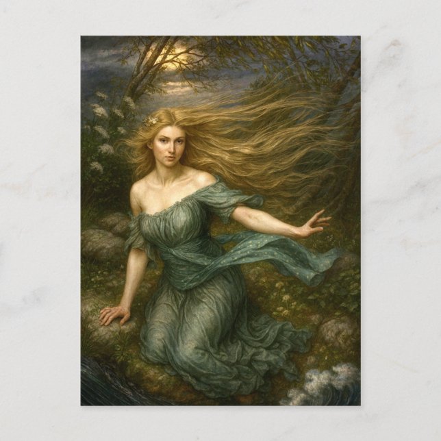 Cartão Postal Undine In Moonlight (Frente)