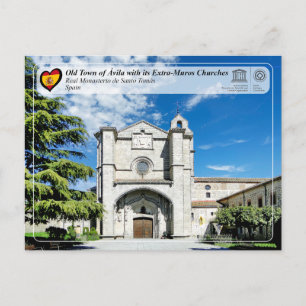 Cartão Postal UNESCO - Ávila - Real Mosteiro de Santo Tomás