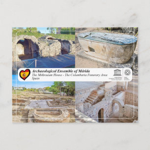 Cartão Postal UNESCO - Casa Mitreo/Área Funerária dos Columbário