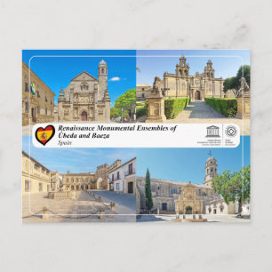 Cartão Postal UNESCO - Conjuntos Renascentistas de Úbeda e Baeza
