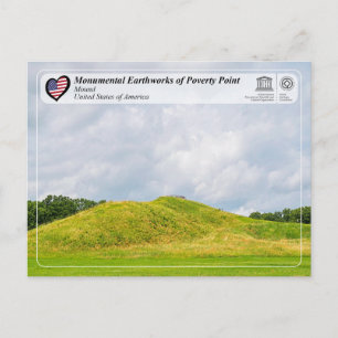 Cartão Postal UNESCO - Construções Terreadas Monumentais de Pove