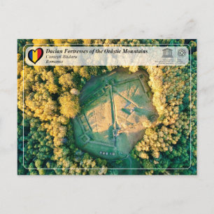 Cartão Postal UNESCO - Fortalezas Dacianas - Costesti -Blidaru