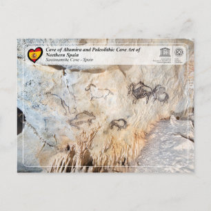Cartão Postal UNESCO - Gruta de Santimamiñe / Cueva de Santimam