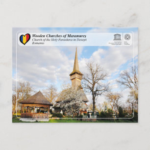 Cartão Postal UNESCO - Igreja da Santa Paraskeva em Desesti