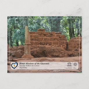 Cartão Postal Unesco - Missões Jesuítas dos Guaranis