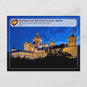 Cartão Postal UNESCO - Mosteiro de São Lourenço do Escorial